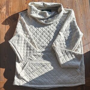 Quilted Cream Women's Top